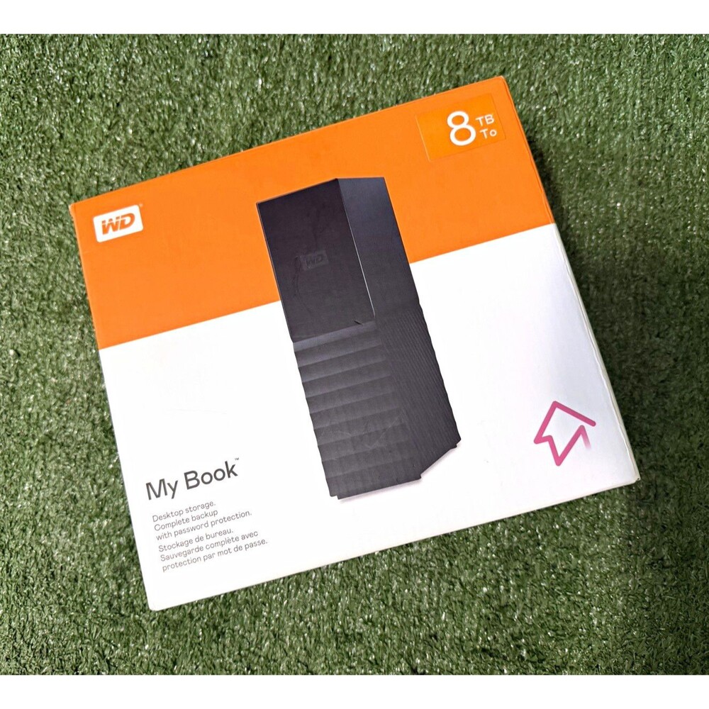 Western Digital WD My Book 8TB External Drive, Black - My Book Product Line